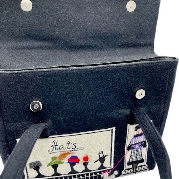 Lulu Guinness Black and White Women's Bag - Picture 3 of 4